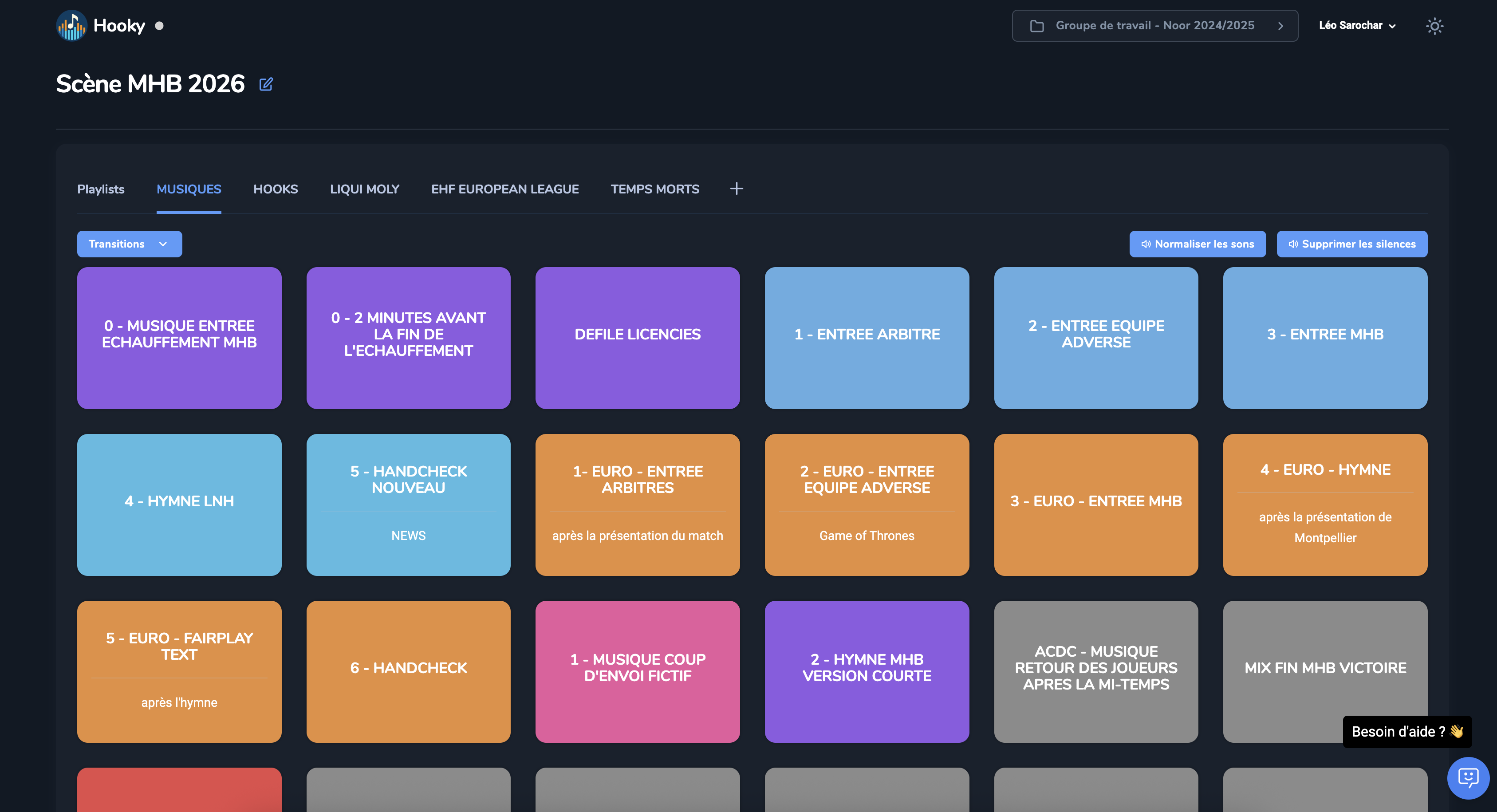 Capture d'écran - Mode Sport
